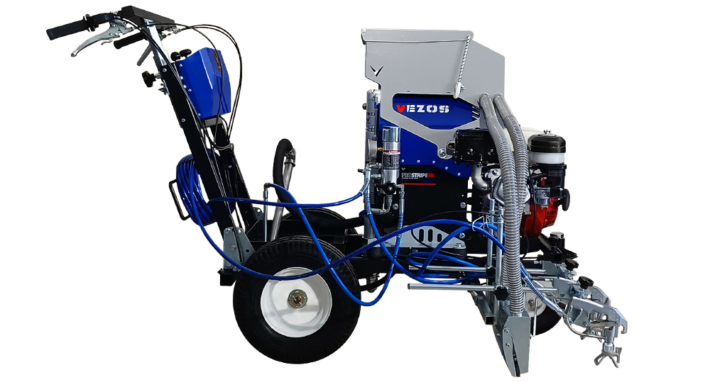 line striper prostripe 300 gravity glass bead system