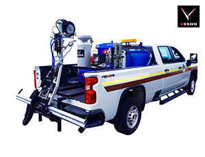 VEZOS RM 2.5 Truck mounted line striping kit (mounted on pickup truck)