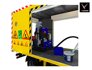 VEZOS ROADMASTER 5 Line Striping Truck (1 pump)