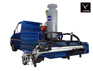 VEZOS RM 2.5 Truck mounted line striping kit (mounted on truck)