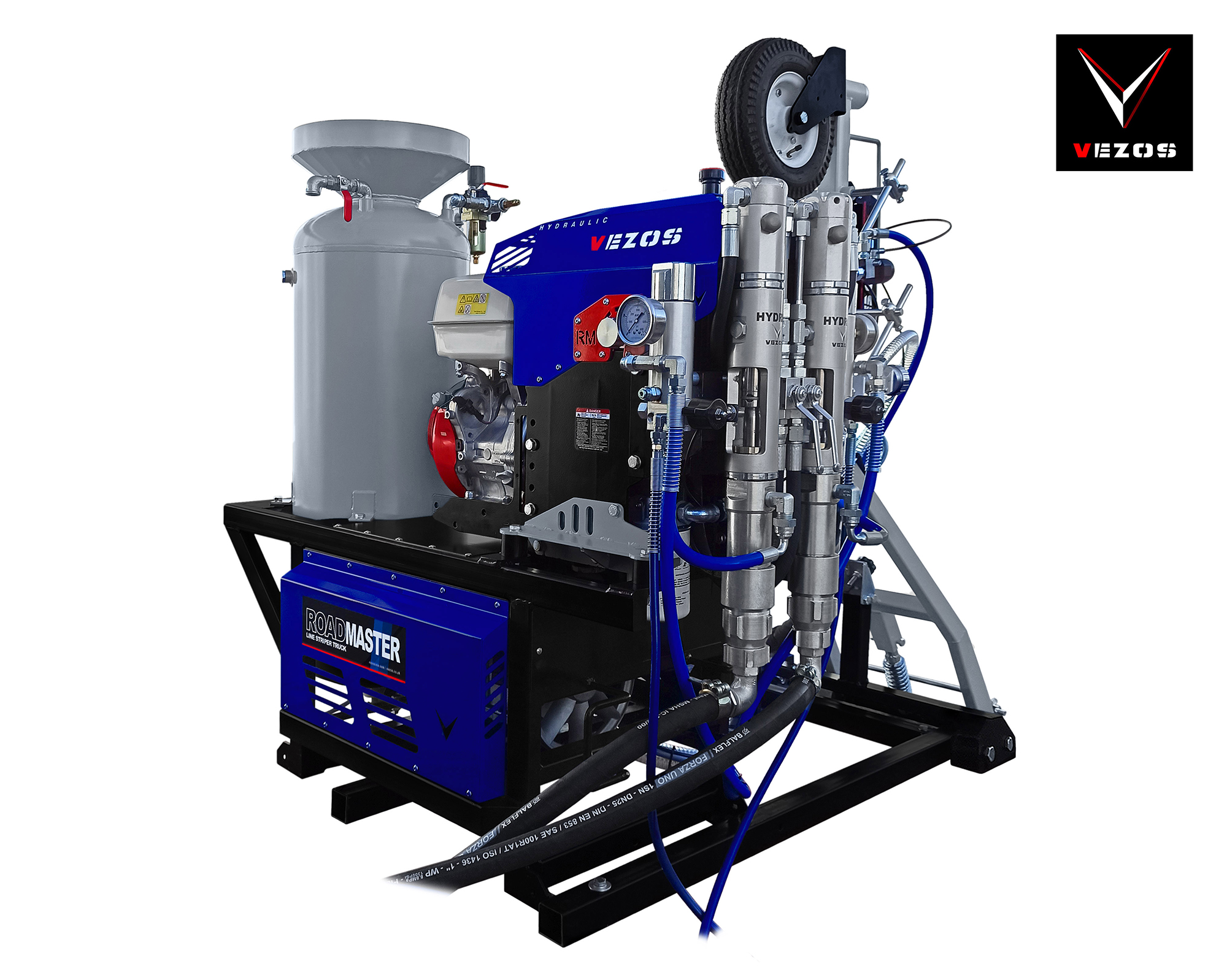 VEZOS RM 2.5 Truck Mounted Line Striping Kit (2 Paint Pumps)