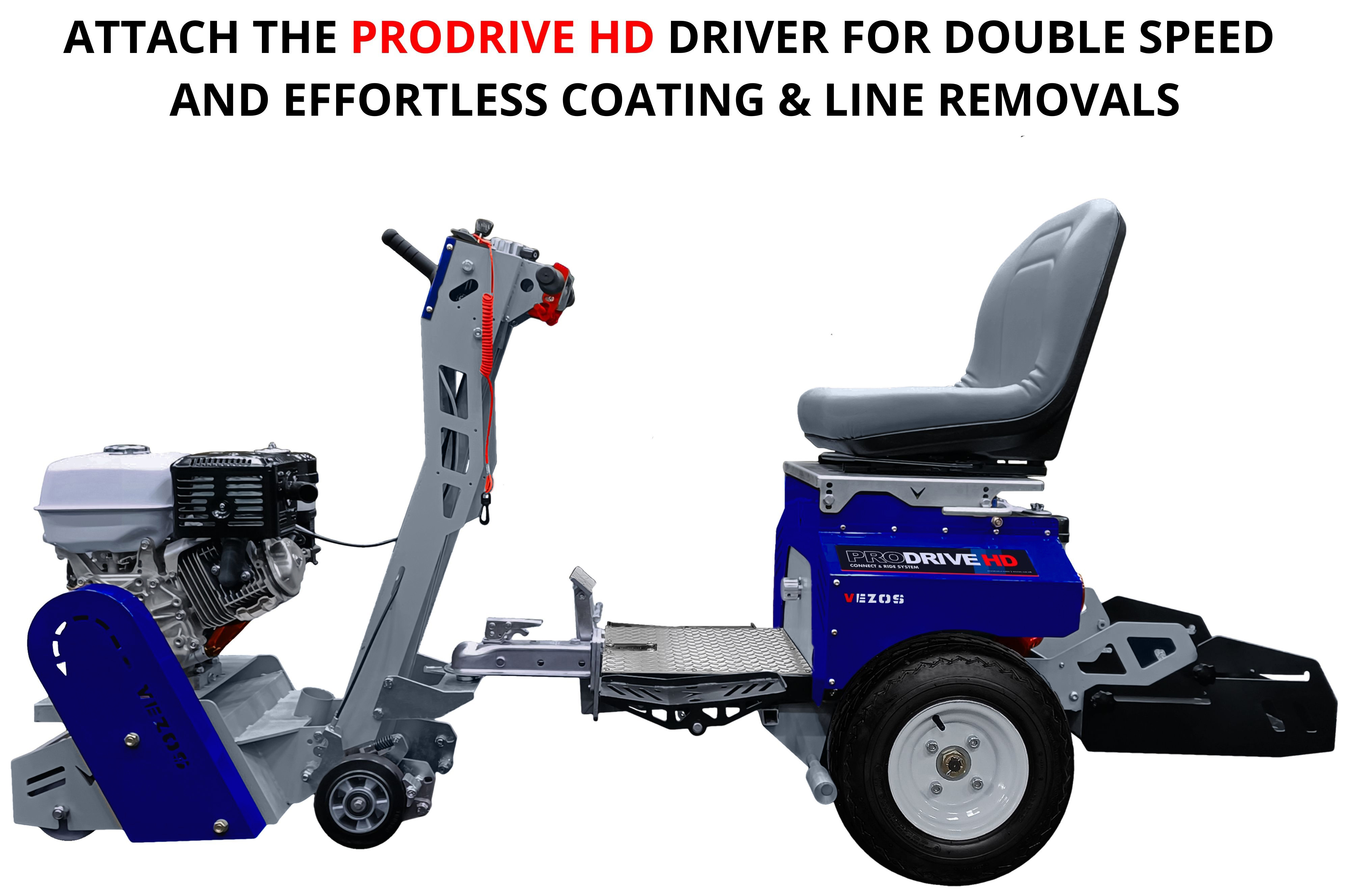 vezos progrind hd asphalt scarifier with prodrive hd driver